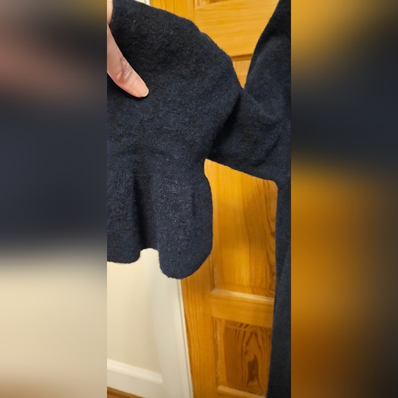 Banana Republic Dark Blue/Blk Bell Sleeve Sweater Dress Size Medium - Picture 2 of 4